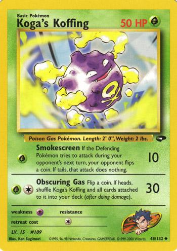 Koga's Koffing (48) (48) 048  - Unlimited Gym Challenge - Uncommon Gym Challenge Pokemon Single  Squirtle Squad Card Shop.