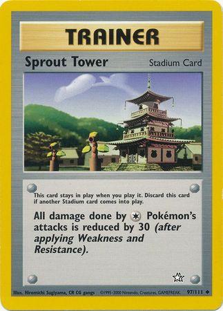 Sprout Tower 097  - Unlimited Neo Genesis - Uncommon Neo Genesis Pokemon Single  Squirtle Squad Card Shop.