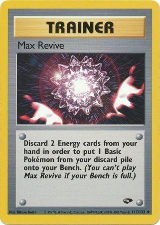 Max Revive 117  - Unlimited Gym Challenge - Uncommon Gym Challenge Pokemon Single  Squirtle Squad Card Shop.
