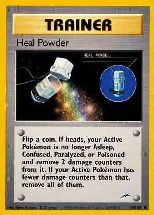 Heal Powder 104  - Unlimited Neo Destiny - Common Neo Destiny Pokemon Single  Squirtle Squad Card Shop.