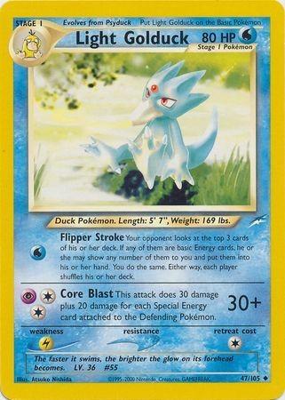 Light Golduck 047  - Unlimited Neo Destiny - Uncommon Neo Destiny Pokemon Single  Squirtle Squad Card Shop.