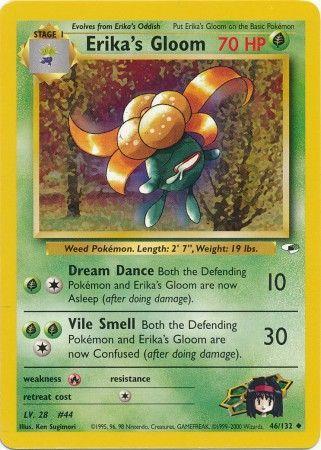 Erika's Gloom (46) (46) 046  - Unlimited Gym Heroes - Uncommon Gym Heroes Pokemon Single  Squirtle Squad Card Shop.