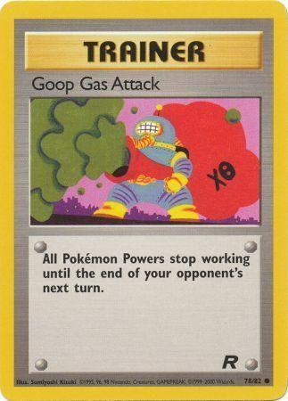 Goop Gas Attack 078  - Unlimited Team Rocket - Common Team Rocket Pokemon Single  Squirtle Squad Card Shop.