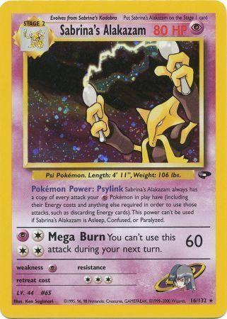 Sabrina's Alakazam 016  - Unlimited Holofoil Gym Challenge - Holo Rare Gym Challenge Pokemon Single  Squirtle Squad Card Shop.