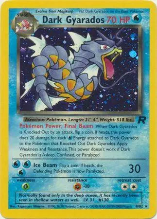 WOTC - Team Rocket - Dark Gyarados 008/82 - Unlimited Holo