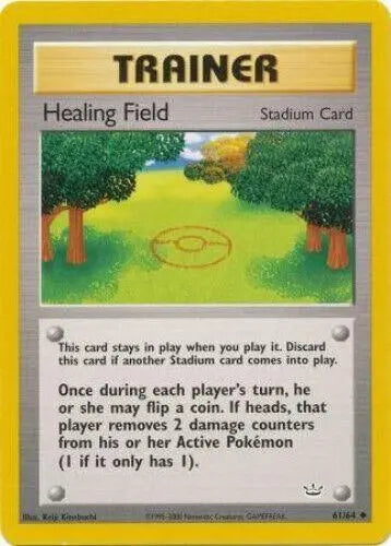 Healing Field 061  - Unlimited Neo Revelation - Uncommon Neo Revelation Pokemon Single  Squirtle Squad Card Shop.