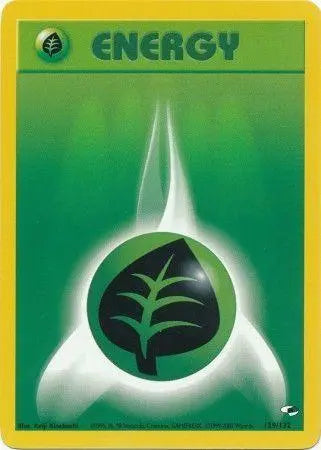 Grass Energy 129  - Unlimited Gym Heroes - Common Gym Heroes Pokemon Single  Squirtle Squad Card Shop.