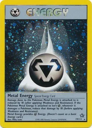 Metal Energy 019  - Unlimited Holofoil Neo Genesis - Holo Rare Neo Genesis Pokemon Single  Squirtle Squad Card Shop.