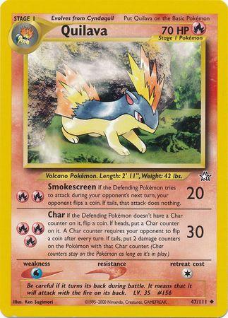 Quilava (47) (47) 047  - Unlimited Neo Genesis - Uncommon Neo Genesis Pokemon Single  Squirtle Squad Card Shop.
