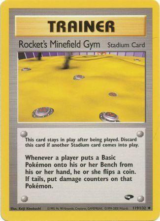 Rocket's Minefield Gym 119  - Unlimited Gym Challenge - Uncommon Gym Challenge Pokemon Single  Squirtle Squad Card Shop.