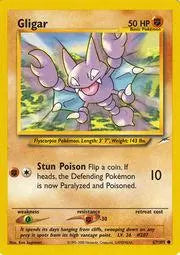 Gligar 067  - Unlimited Neo Destiny - Common Neo Destiny Pokemon Single  Squirtle Squad Card Shop.