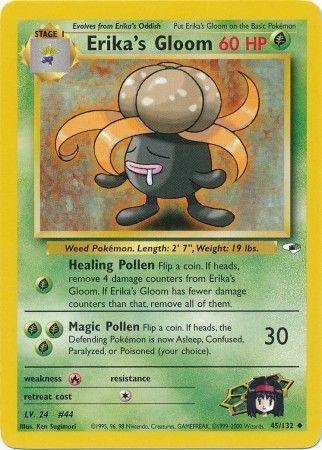 Erika's Gloom (45) (45) 045  - Unlimited Gym Heroes - Uncommon Gym Heroes Pokemon Single  Squirtle Squad Card Shop.
