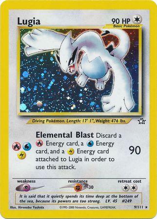 Lugia/111  - Unlimited Holofoil Neo Genesis - Holo Rare Neo Genesis Pokemon Single  Squirtle Squad Card Shop.