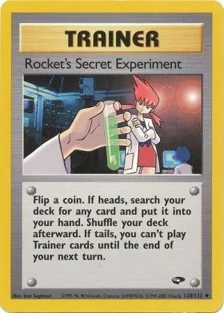 Rocket's Secret Experiment 120  - Unlimited Gym Challenge - Uncommon Gym Challenge Pokemon Single  Squirtle Squad Card Shop.