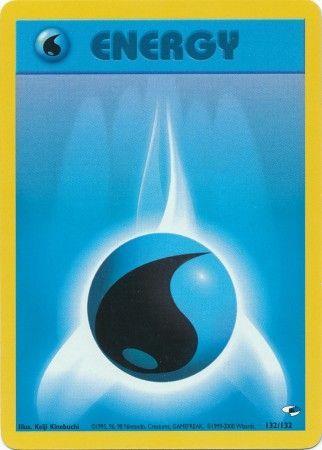 Water Energy 132  - Unlimited Gym Heroes - Common Gym Heroes Pokemon Single  Squirtle Squad Card Shop.