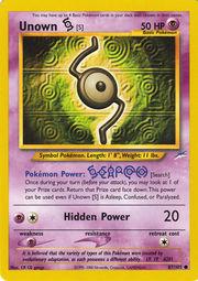 Unown [S] 087  - Unlimited Neo Destiny - Common Neo Destiny Pokemon Single  Squirtle Squad Card Shop.