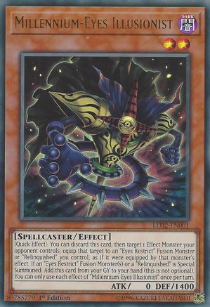 Millennium-Eyes Illusionist (LED2-EN001) - Legendary Duelists: Ancient Millennium 1st Edition Legendary Duelists: Ancient Millennium Yugioh Single  Squirtle Squad Card Shop.
