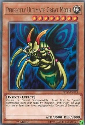 Perfectly Ultimate Great Moth (LED2-EN013) - Legendary Duelists: Ancient Millennium 1st Edition Legendary Duelists: Ancient Millennium Yugioh Single  Squirtle Squad Card Shop.