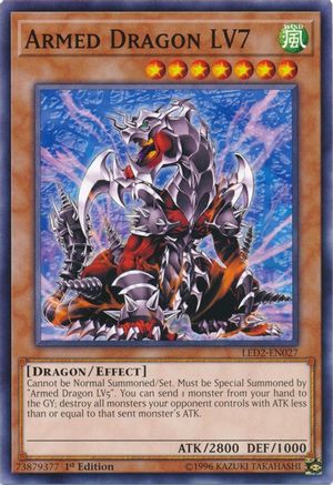 Armed Dragon LV7 (LED2-EN027) - Legendary Duelists: Ancient Millennium 1st Edition Legendary Duelists: Ancient Millennium Yugioh Single  Squirtle Squad Card Shop.