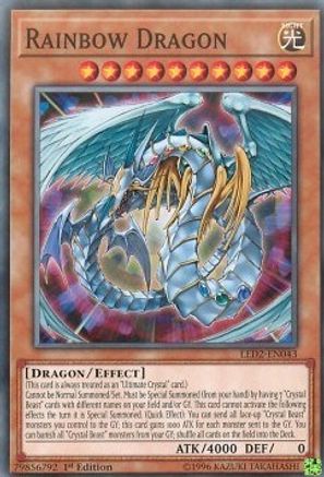 Rainbow Dragon (LED2-EN043) - Legendary Duelists: Ancient Millennium 1st Edition Legendary Duelists: Ancient Millennium Yugioh Single  Squirtle Squad Card Shop.
