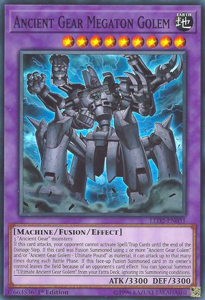 Ancient Gear Megaton Golem (LED2-EN031) - Legendary Duelists: Ancient Millennium 1st Edition Legendary Duelists: Ancient Millennium Yugioh Single  Squirtle Squad Card Shop.