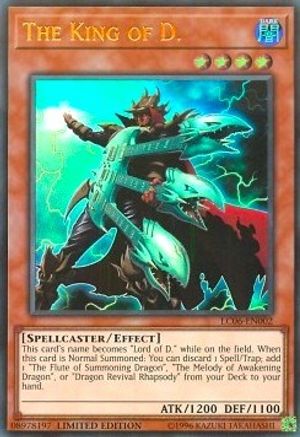 The King of D. - LC06-EN002 (LC06-EN002) - Legendary Collection Kaiba Limited Legendary Collection Kaiba Yugioh Single  Squirtle Squad Card Shop.