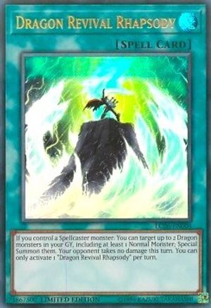 Dragon Revival Rhapsody - LC06-EN004 (LC06-EN004) - Legendary Collection Kaiba Limited Legendary Collection Kaiba Yugioh Single  Squirtle Squad Card Shop.