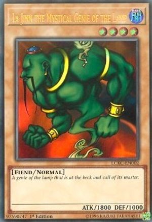 La Jinn the Mystical Genie of the Lamp (LCKC-EN002) - Legendary Collection Kaiba Unlimited Legendary Collection Kaiba Yugioh Single  Squirtle Squad Card Shop.