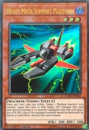 Heavy Mech Support Platform (LCKC-EN022) - Legendary Collection Kaiba Unlimited Legendary Collection Kaiba Yugioh Single  Squirtle Squad Card Shop.
