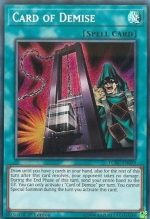 Card of Demise (LCKC-EN029) - Legendary Collection Kaiba Unlimited Legendary Collection Kaiba Yugioh Single  Squirtle Squad Card Shop.