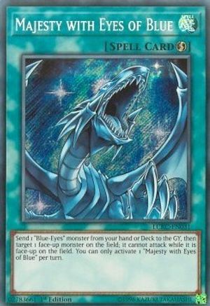 Majesty with Eyes of Blue (LCKC-EN031) - Legendary Collection Kaiba Unlimited Legendary Collection Kaiba Yugioh Single  Squirtle Squad Card Shop.
