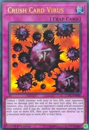 Crush Card Virus (Version 1) (LCKC-EN046) - Legendary Collection Kaiba Unlimited Legendary Collection Kaiba Yugioh Single  Squirtle Squad Card Shop.