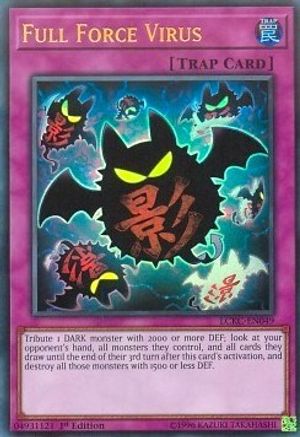 Full Force Virus (LCKC-EN049) - Legendary Collection Kaiba Unlimited Legendary Collection Kaiba Yugioh Single  Squirtle Squad Card Shop.