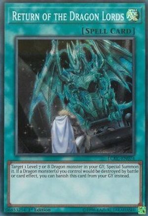 Return of the Dragon Lords (LCKC-EN074) - Legendary Collection Kaiba Unlimited Legendary Collection Kaiba Yugioh Single  Squirtle Squad Card Shop.