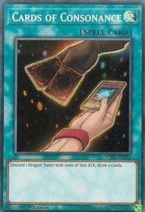 Cards of Consonance (LCKC-EN092) - Legendary Collection Kaiba Unlimited Legendary Collection Kaiba Yugioh Single  Squirtle Squad Card Shop.