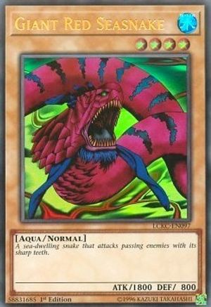 Giant Red Seasnake (LCKC-EN097) - Legendary Collection Kaiba 1st Edition Legendary Collection Kaiba Yugioh Single  Squirtle Squad Card Shop.
