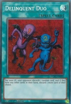 Delinquent Duo (LCKC-EN101) - Legendary Collection Kaiba 1st Edition Legendary Collection Kaiba Yugioh Single  Squirtle Squad Card Shop.