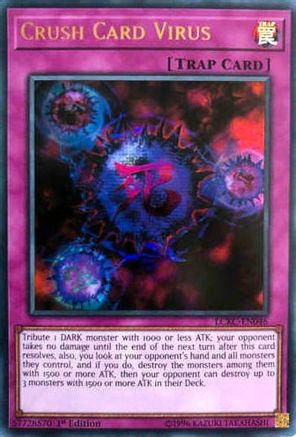 Crush Card Virus (Version 2) (LCKC-EN046) - Legendary Collection Kaiba 1st Edition Legendary Collection Kaiba Yugioh Single  Squirtle Squad Card Shop.