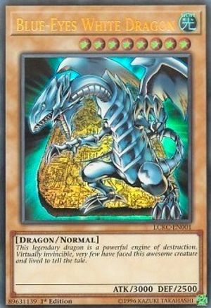 Blue-Eyes White Dragon (Version 4) (LCKC-EN001) - Legendary Collection Kaiba Unlimited Legendary Collection Kaiba Yugioh Single  Squirtle Squad Card Shop.