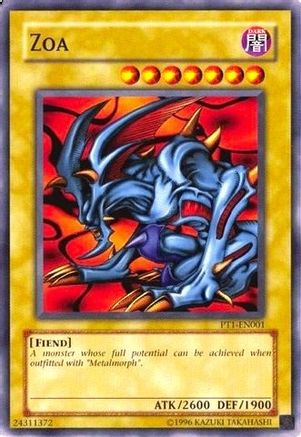 Zoa (PT1-EN001) - Pharaoh Tour Promos Limited Pharaoh Tour Promos Yugioh Single  Squirtle Squad Card Shop.