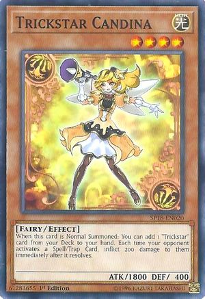 Trickstar Candina (SP18-EN020) - Star Pack VRAINS 1st Edition Star Pack VRAINS Yugioh Single  Squirtle Squad Card Shop.
