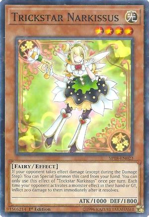 Trickstar Narkissus (Starfoil) (SP18-EN023) - Star Pack VRAINS 1st Edition Star Pack VRAINS Yugioh Single  Squirtle Squad Card Shop.