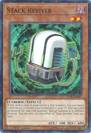 Stack Reviver (Starfoil) (SP18-EN005) - Star Pack VRAINS 1st Edition Star Pack VRAINS Yugioh Single  Squirtle Squad Card Shop.