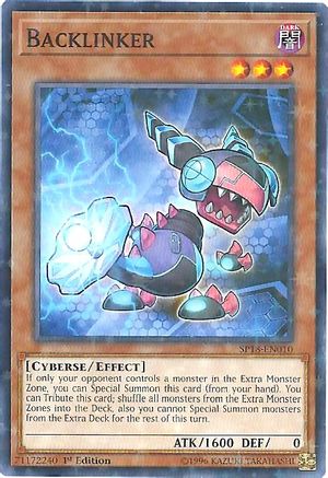 Backlinker (Starfoil) (SP18-EN010) - Star Pack VRAINS 1st Edition Star Pack VRAINS Yugioh Single  Squirtle Squad Card Shop.