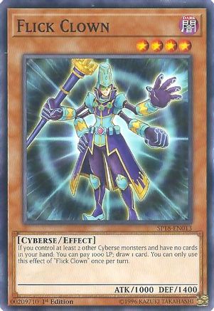 Flick Clown (SP18-EN013) - Star Pack VRAINS 1st Edition Star Pack VRAINS Yugioh Single  Squirtle Squad Card Shop.