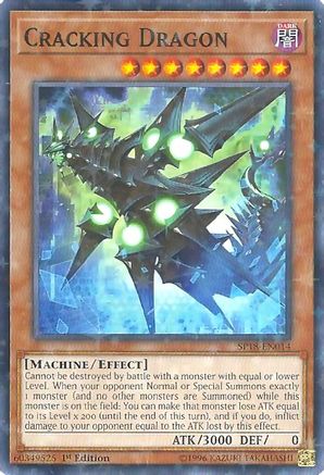 Cracking Dragon (Starfoil) (SP18-EN014) - Star Pack VRAINS 1st Edition Star Pack VRAINS Yugioh Single  Squirtle Squad Card Shop.