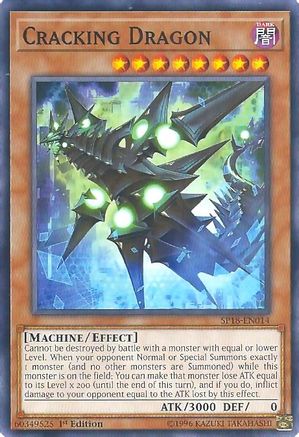 Cracking Dragon (SP18-EN014) - Star Pack VRAINS 1st Edition Star Pack VRAINS Yugioh Single  Squirtle Squad Card Shop.