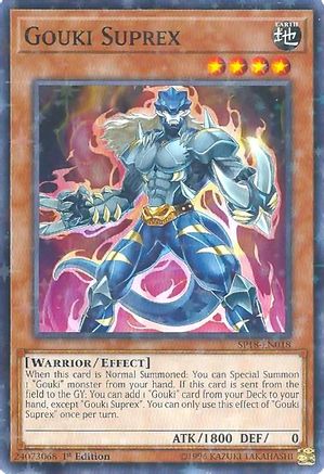 Gouki Suprex (Starfoil) (SP18-EN018) - Star Pack VRAINS 1st Edition Star Pack VRAINS Yugioh Single  Squirtle Squad Card Shop.