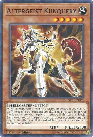 Altergeist Kunquery (SP18-EN029) - Star Pack VRAINS 1st Edition Star Pack VRAINS Yugioh Single  Squirtle Squad Card Shop.