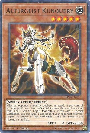 Altergeist Kunquery (Starfoil) (SP18-EN029) - Star Pack VRAINS 1st Edition Star Pack VRAINS Yugioh Single  Squirtle Squad Card Shop.